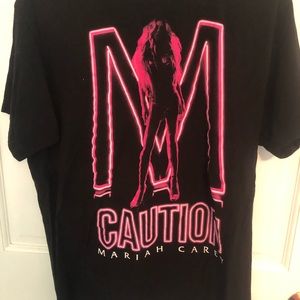Mariah Carey caution concert tee